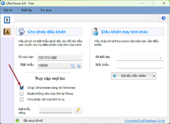 Hướng dẫn cách khởi động UltraViewer cùng Windows